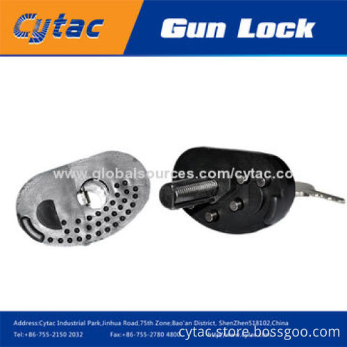 Gun lock with 2 keys